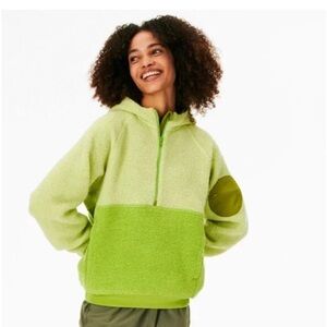 Outdoor Voices Green Mega Fleece Hoodie